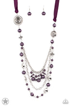 Load image into Gallery viewer, All The Trimmings Purple Necklace