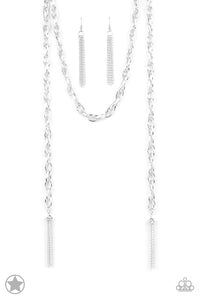 SCARFed for Attention Silver Necklace