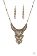 Load image into Gallery viewer, Texas Temptress Brass Necklace