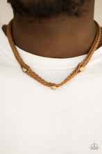 Load image into Gallery viewer, Mountain Mogul Brass Necklace