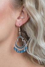 Load image into Gallery viewer, Babe Alert Blue Earrings