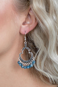 Babe Alert Blue Earrings