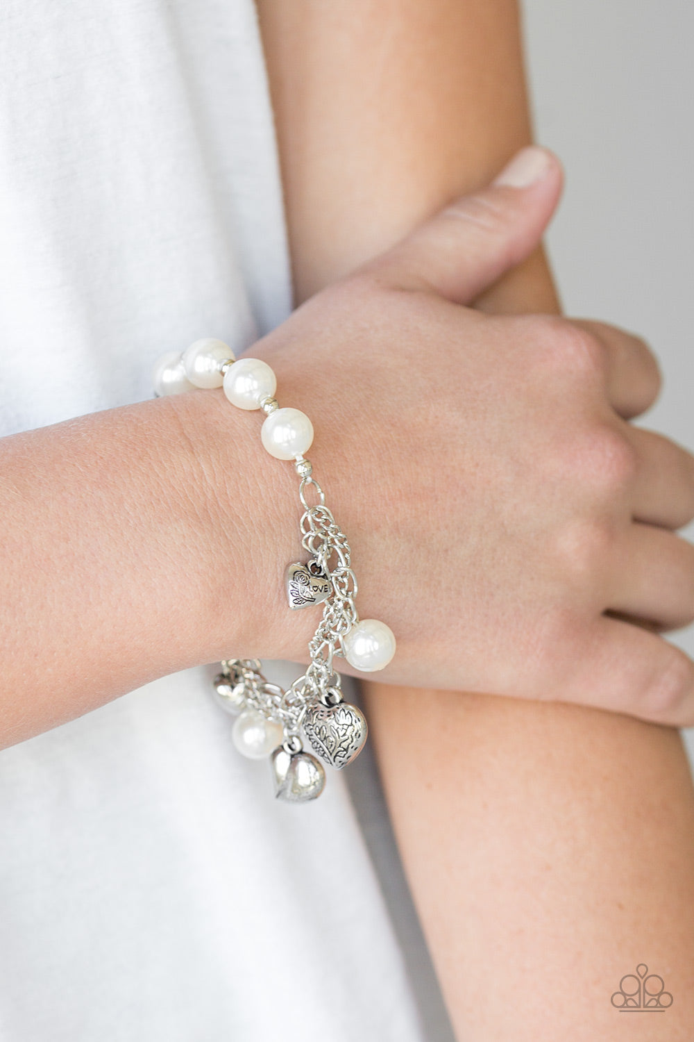 More Amour White Bracelet