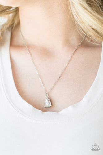 Classy Classicist White Necklace