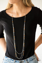 Load image into Gallery viewer, Colorful Cadence Orange Necklace