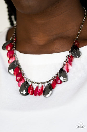 Hurricane Season Red Necklace