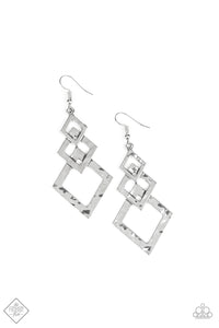 Point Blank Silver Earrings