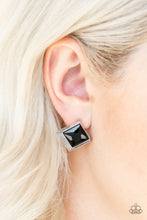 Load image into Gallery viewer, Stellar Square Black Earrings