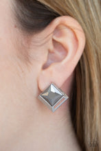 Load image into Gallery viewer, Stellar Square Silver Earrings