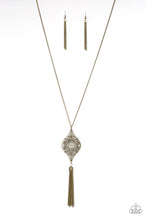 Load image into Gallery viewer, Totally Worth the TASSEL Brass Necklace