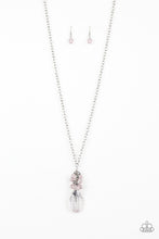 Load image into Gallery viewer, Crystal Cascade Pink Necklace