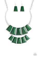 Load image into Gallery viewer, Lions, TIGRESS, and Bears Green Necklace