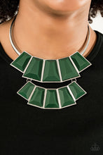 Load image into Gallery viewer, Lions, TIGRESS, and Bears Green Necklace