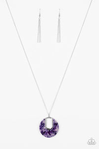 Setting The Fashion Purple Necklace