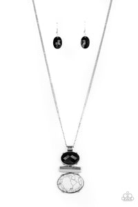 Finding Balance Black Necklace