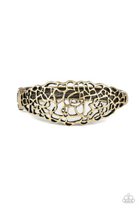 Airy Asymmetry Brass Bracelet