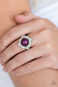 Ornamental Opulence Purple Ring