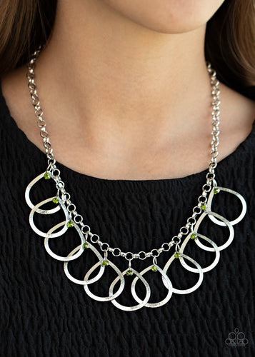 Drop By Drop Green Necklace