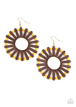 Load image into Gallery viewer, Solar Flare Yellow Earrings