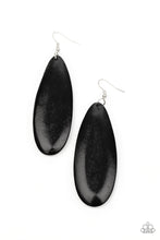 Load image into Gallery viewer, Tropical Ferry Black Earrings