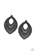 Load image into Gallery viewer, One Beach At A Time Black Earrings