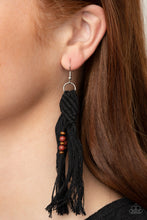 Load image into Gallery viewer, Beach Bash Black Earrings