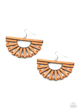 Load image into Gallery viewer, Wooden Wonderland Brown Earrings