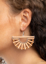 Load image into Gallery viewer, Wooden Wonderland Brown Earrings