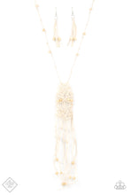 Load image into Gallery viewer, Macrame Majesty White Necklace