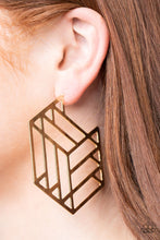 Load image into Gallery viewer, Gotta Get GEO-ing Gold Earrings