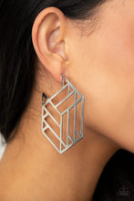 Load image into Gallery viewer, Gotta Get GEO-ing - Silver Earrings