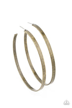 Load image into Gallery viewer, Lean Into The Curves Brass Earrings