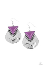 Load image into Gallery viewer, Road Trip Treasure Purple Earrings