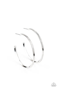 Chic As Can Be Silver Earrings