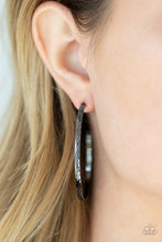 Load image into Gallery viewer, Reporting for Duty Black Earrings