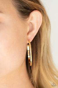 Reporting for Duty Gold Earrings