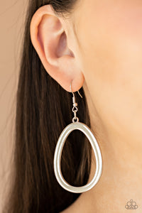 Casual Curves Silver Earrings