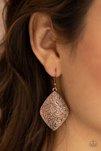 Load image into Gallery viewer, Flauntable Florals Copper Earrings