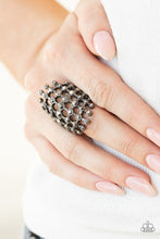 Load image into Gallery viewer, Fiercely Flashy Black Ring