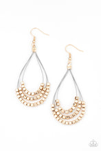 Load image into Gallery viewer, Off The Blocks Shimmer Gold Earrings