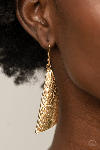 Ready The Troops Gold Earrings