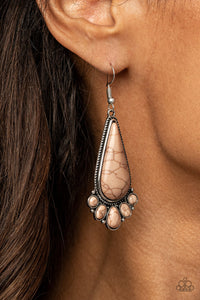 Rural Recluse Brown Earrings