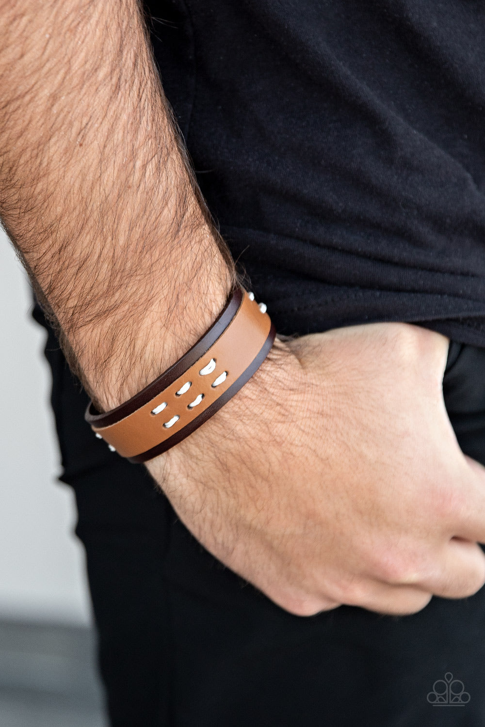 Blaze A Trail Brown Bracelet