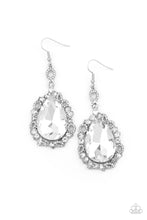 Load image into Gallery viewer, Royal Recognition White Earrings