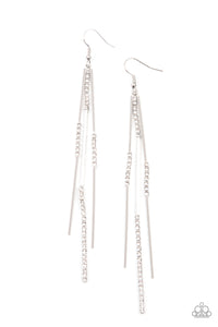 Dainty Dynamism White Earrings