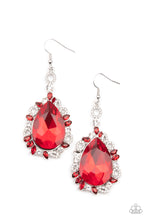 Load image into Gallery viewer, Royal Recognition Red Earrings