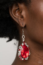 Load image into Gallery viewer, Royal Recognition Red Earrings