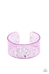 Snap, Crackle, Pop!  Purple Bracelet