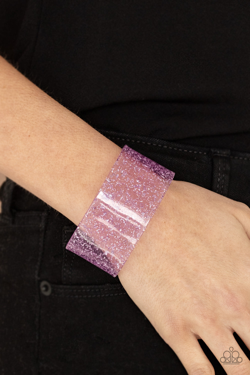 Snap, Crackle, Pop!  Purple Bracelet