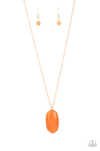 Elemental Elegance Orange Necklace